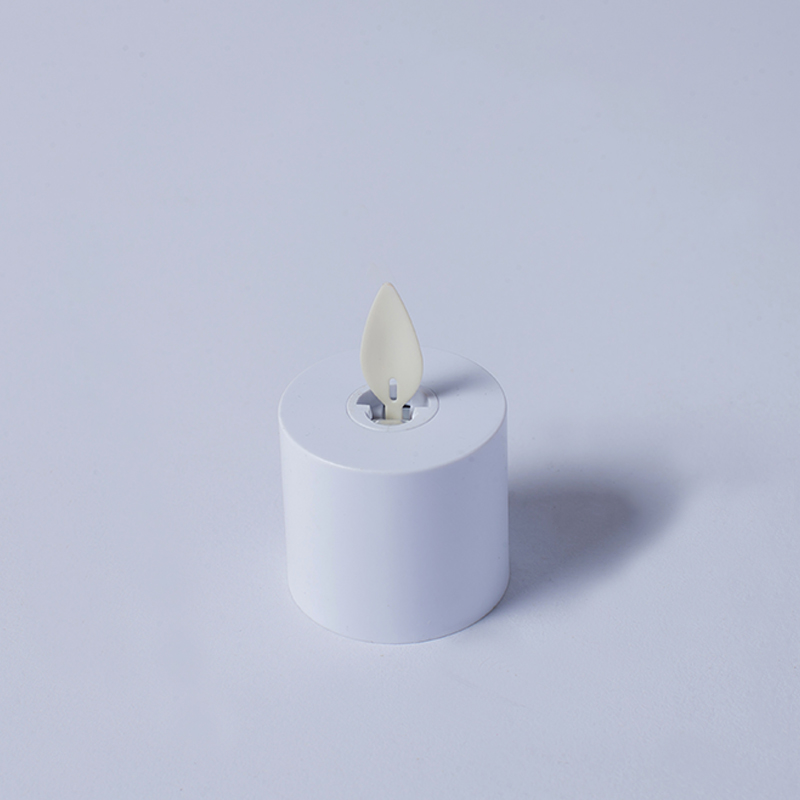 4 stuks witte inductieve oplaadbare vlamloze kaarsen