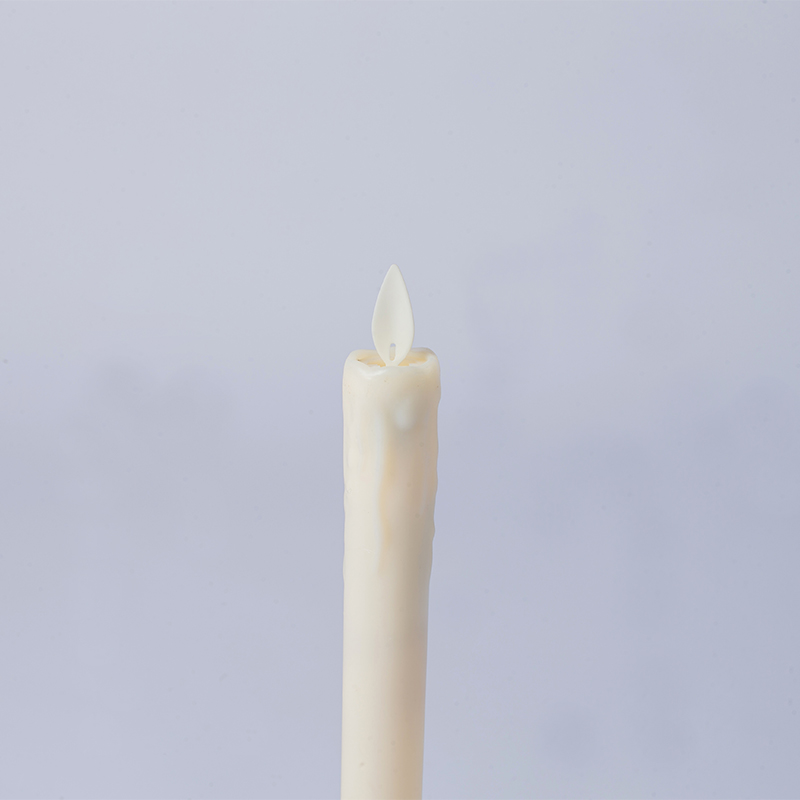 2 Pack Dripping Wax Vlamloze Taper Kaarsen