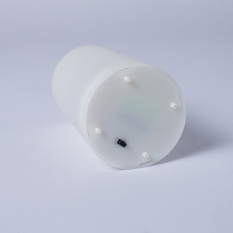 Set van 4 witte LED-kaarsen op zonne-energie